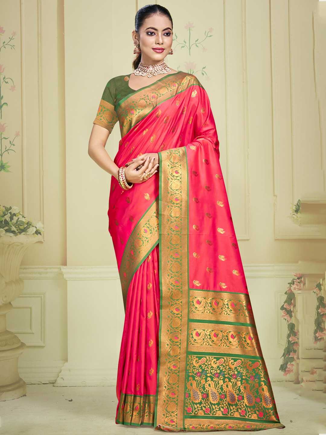 Silk  Festive Sarees With Blouse